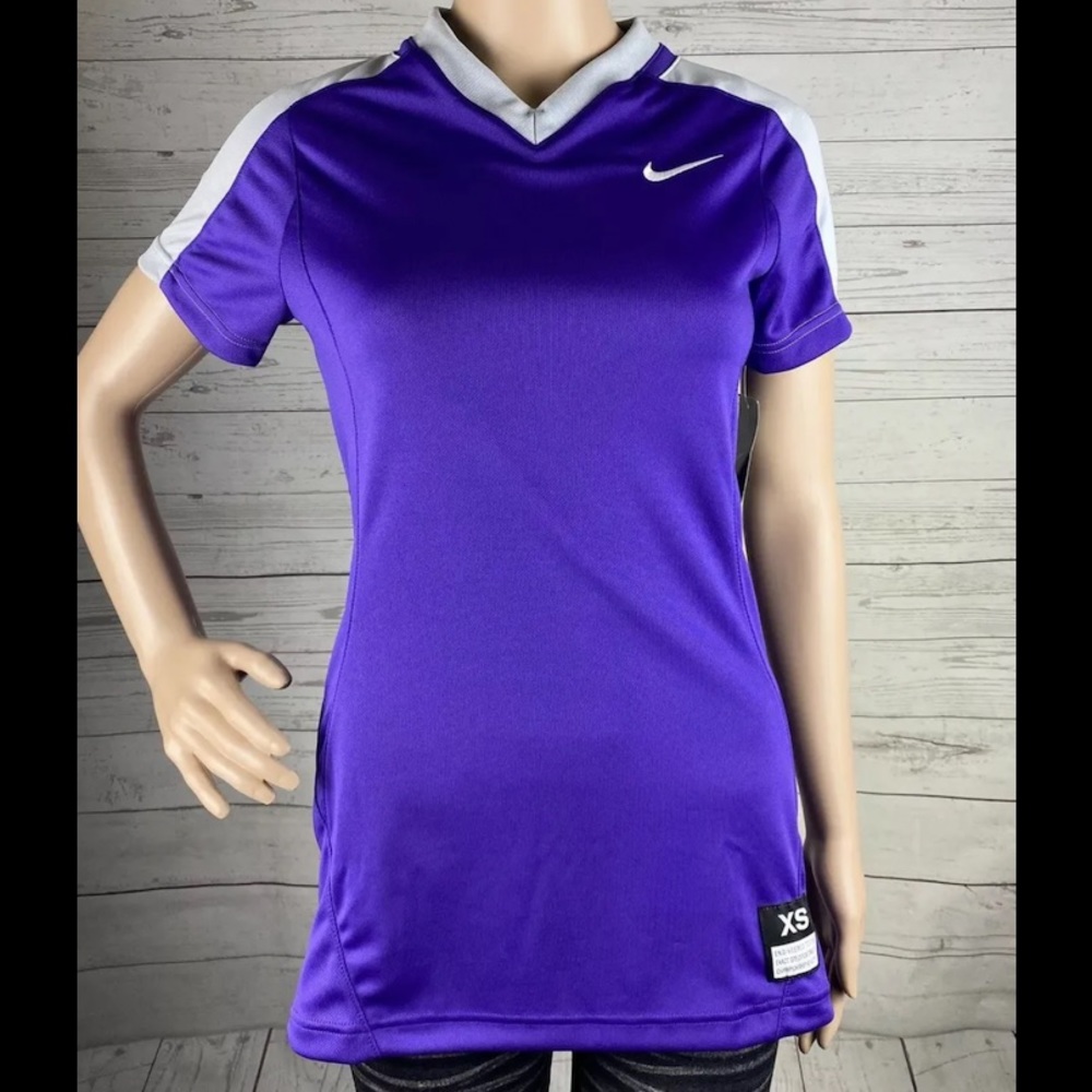 Nike Women’s Softball Tee - NWT Purple Gray XS